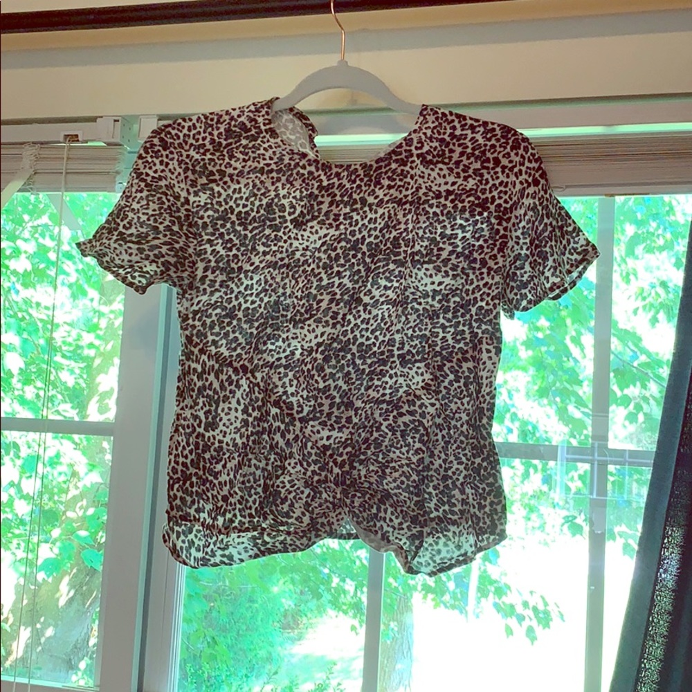 Cheetah print top